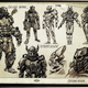 Illustration for article titled The awesome power of battlesuit and armor concept art!